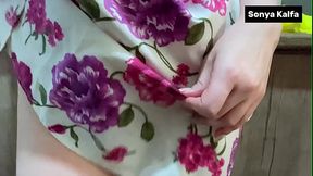 Big Ass Mommy getting fuck in standing doggy position in Kitchen