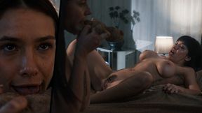 Innocent Little Puck's pussy eating dirt