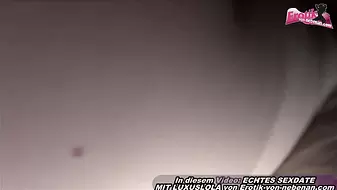 German blonde fucks a stranger in the sauna