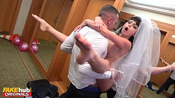 FAKEhub - Bride Not To Be Sonya Durganova cheats on her future husband in a hotel while on Hen Do with French business man with big cock