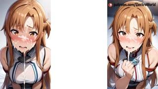 Asuna get fuck in different positions