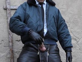 Leather Cop 11