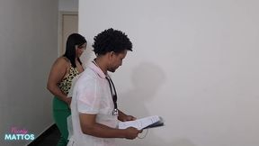 medico terapeuta foi me examinar e enfiou a pica em mim