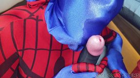 212 POV Nora Fox nylon blue spidergirl fuck