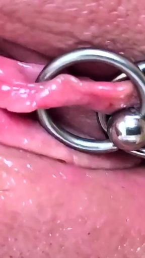 He Play with My Clit and Pierced Pussy Makes Me Fews Orgasms