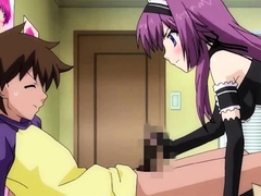 Maid Moans Sweetly As She Rides His Thick Cock