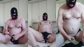 spass mit prostata plug in jockstrap und maske