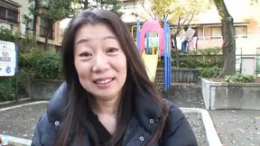 Japanese Cougar enjoys a sensual massage with a lover.