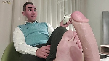 Step gay dad - Doctor stepdad - The Healing power of smelly feet