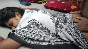 Mallu College Teacher Hot Romantic Hard Fuck in Nighty with Boy in Teacher's Home