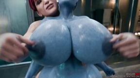 Shepard X Liara - Fucking Right in Front of Everyone
