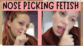 Nose picking fetish Jacque