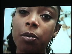 Beautiful ebony girl with a perfect ass Delotta Brown is a sucker for black cock