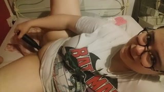 Talking awkwardly while fucking myself
