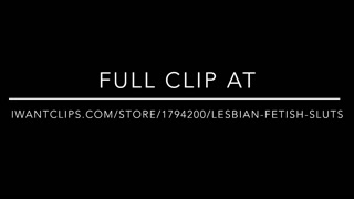 Rough lesbian blowjob, gagging and drooling on a strapon