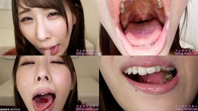 Mai Hoshikawa - Showing inside cute girl's mouth, chewing gummy candys, sucking fingers, licking and sucking human doll, and chewing dried sardines mout-163 - wmv 1080p