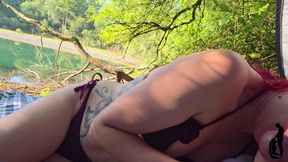 Secret Outdoor Spot at the Quarry Pond - She Shows It to Him - and Suddenly It Gets Damn Hot