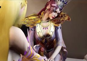 Virtual Goddess of Endless Desire Glow - 3D Animation Hentai