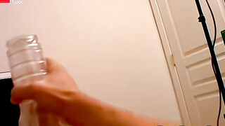 Hot Brunette Twinkle Fucks Her Own Big Masturbation Toy - Solo Female Orgasm