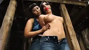 Dragonlily and Sativa Rose go wild with footjob and cunt eating