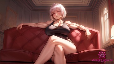 A Welcoming Muscular And Naughty Roomate - [AI Porn]