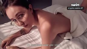 Stepson touches mom's flawless bootie - sloppy mischievous XXX!