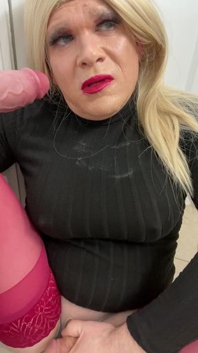 Sissy transgender sexy femboy crossdressing slut sucks cock and talks to milf stepmom about how she will show him how&hellip;   Clip 2