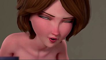 Aunt Cass enjoys a deep and intense anal session in this 3D animated parody