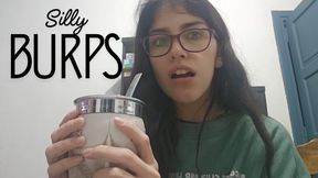 Drinking mate, burping and being silly