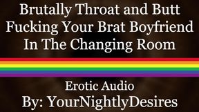 Ruining Your Bratty Lad's Culo In Public (Deep-Throat-Job) (Rough Buttfuck) (Erotic Audio For Folks)