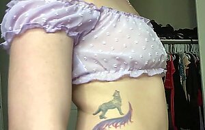 Shein Lingerie Try-On with Closeups & Crotchless Panty Teasing!