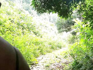 hiking in the afro forest with a cameroonian pornstar - Afro ebony cutie dream