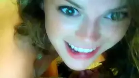 That bitch was punished right on amateur webcam