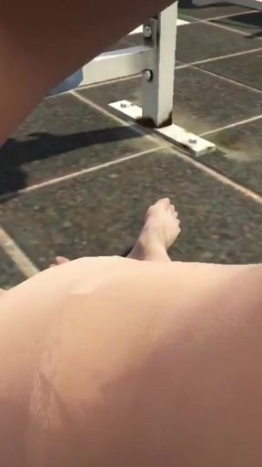 Jaw-dropping moment from &quot;Tracey have sex with her Sugar daddy Trevor in outdoor beach gym&quot;