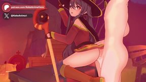 Hu Tao Megumin Cosplay Genshin Impact Animation #15