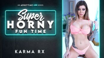 Busty beauty Karma RX's online show is super horny