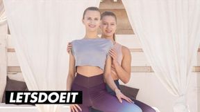 ”Stepsisters Indulge in Sexy Girl on Girl Sex - A BABE KNOWS”