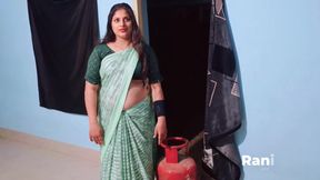 4K Gas Delivery Boy and Lonely Aunty Romance and Sex Secretly at Home