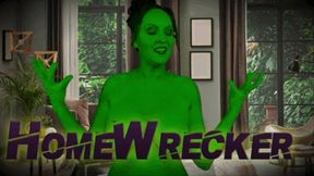 HomeWrecker- a She Hulk clip brought to you by Buddah’s Playground- super heroine-home wrecker- growth- transformation- she hulk stomp-