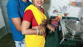 Indian Desi Teen Maid Girl Has Hard Sex in Kitchen - Fire Couple Sex Video