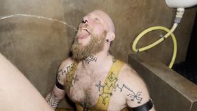 Ginger Bear Pissed &amp; Fisted by Bearded Master