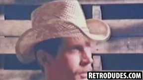 RetroDudes.com - Muscular retro hottie Rory gets fucked by mature dudes in an intense