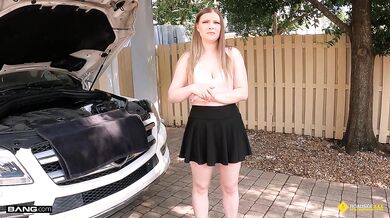 Roadside XXX - Harlow West’s College Body Used And Covered In Cum