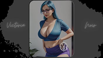 AI: Vibrant blue hair and dark glasses DOMINATRIX - Part 15 - Waifu Models #003