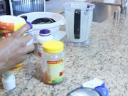 Ebony MILF Breakfast Smoothie