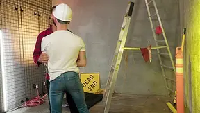 Hard Hat Heat: Rugged Builder Bottoms Eager Twink – Kyle Brant, Alpha Wolfe
