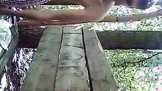 Outdoor Handjob for Horny Amateurs