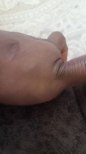 German black fat hairy wet  Pussy with big clit closeups   Clip 1