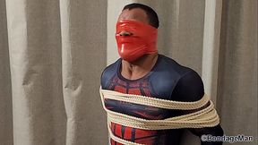 Jerri Gomes struggling and gagged with multiple layers of tape | Behind the Scenes