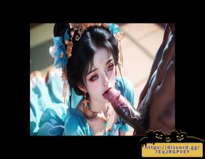 Hanfu girl has gentle sex
